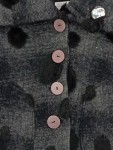 Vorschaubild 3 von Damen Winterjacke Grau Gr. 40/L Modisch Wolle