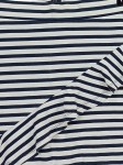Vorschaubild 2 von Damen Wickelrock gestreift Blau Weiß Gr. 36/S Maritim Midirock