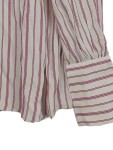 Vorschaubild 4 von Damen Hemdbluse gestreift Gr. 40 L Business Viskose Weiß