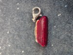 Vorschaubild 2 von Charm Anhänger Handtasche Rot Sterlingsilber Emaille Damen