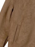 Vorschaubild 3 von Outdoorjacke Herren Gr. 44/XS Braun Polyester Uni Casual Langarm