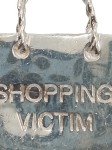 Vorschaubild 3 von Kettenanhänger Damen Silber Einkaufstasche Shopping Victim Modisch Charm