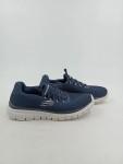 Vorschaubild 2 von Sneaker low Herren Gr. 40 Blau Textil Schnürung Sportlich Logo-Print