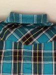 Vorschaubild 4 von Herren Freizeithemd kariert Petrol Gr. 50/L Casual