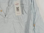 Vorschaubild 3 von Kinder Freizeithemd Gr. 134 Blau Casual Baumwolle Leinen Hemd