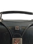 Vorschaubild 2 von Aktentasche KB-Logo Herren Schwarz Leder Logo-Print Business Groß