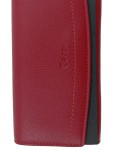 Vorschaubild 3 von Damen Geldbörse Elegant Rot Leder Portemonnaie