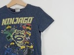 Vorschaubild 3 von T-Shirt Kinder Blau Gr. 104 Baumwolle Polyester Grafisch Schriftzug Casual