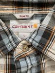Vorschaubild 4 von Herren Freizeithemd Karohemd Gr. 50/L Mehrfarbig Casual Langarm