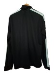 Vorschaubild 2 von Trainingsjacke Herren Gr. 52/L Schwarz Polyester Gestreift Logo-Print
