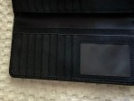 Vorschaubild 6 von Damen Geldbörse Schwarz Leder Portemonnaie Modern