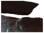 Vorschaubild 6 von Damen Langarmshirt Gr. 40/L Braun Blumenprint Stickerei