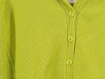 Vorschaubild 4 von Strickjacke Damen Gr. 46 Grün Casual Langarm