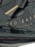 Vorschaubild 3 von London Damen Shopper Tasche Schwarz Glänzend Schleife