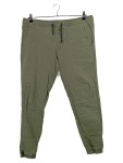 Vorschaubild 1 von Jogginghose Herren Gr. 44/XS Oliv Baumwolle Elasthan Uni Casual W26