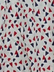 Vorschaubild 6 von Damen Freizeitkleid Gr. 38 M Mehrfarbig Dreieckmuster Viskose