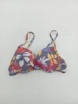 Vorschaubild 2 von Bikini-Oberteil Damen Mehrfarbig Gr. 34/XS Polyamid Blumenmuster Feminin