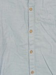 Vorschaubild 3 von Freizeithemd Kinder Blau Gr. 110 Baumwolle Uni Casual Langarm Knopfleiste