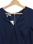 Vorschaubild 3 von Etuikleid Damen Gr. 40 Blau Elegant Business Kleid
