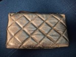 Vorschaubild 3 von Damen Umhängetasche Gold gesteppt Leder Elegant Luxus