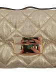 Vorschaubild 4 von Damen Umhängetasche Gold gesteppt Leder Elegant Luxus