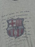 Vorschaubild 2 von T-Shirt Kinder Gr. 152 (14 Jahre) Grau Wappen Fan Shirt Fußball