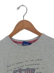 Vorschaubild 5 von T-Shirt Kinder Gr. 152 (14 Jahre) Grau Wappen Fan Shirt Fußball