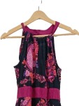 Vorschaubild 3 von Pepe Jeans Damen Maxikleid Paisley Gr. 40/L Schwarz Elegant Viskose
