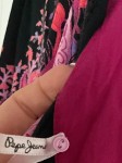 Vorschaubild 6 von Pepe Jeans Damen Maxikleid Paisley Gr. 40/L Schwarz Elegant Viskose