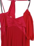 Vorschaubild 2 von Damen Abendkleid Rot Gr. 40/L mit Strass-Applikation elegant