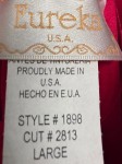 Vorschaubild 5 von Damen Abendkleid Rot Gr. 40/L mit Strass-Applikation elegant