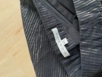 Vorschaubild 4 von Minirock Damen Schwarz Gr. 34/XS Baumwolle Metallfaser Gestreift