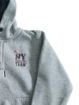 Vorschaubild 3 von Kinder Kapuzenpullover Jungen Gr. 104 Grau Logo-Print Freizeit