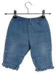 Vorschaubild 1 von Mädchen Jeans Shorts Kinder Gr. 6-9 Monate Blau Casual Rüschen