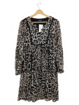 Vorschaubild 1 von Damen Cocktailkleid Gr. 36 S Leopardenmuster Mehrfarbig