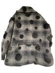 Vorschaubild 2 von Damen Winterjacke Grau Gr. 40/L Modisch Wolle