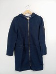 Vorschaubild 3 von Damen Sweatjacke Blau Gr. 36/S Kapuze Reißverschluss
