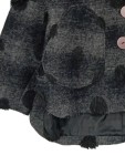 Vorschaubild 4 von Damen Winterjacke Grau Gr. 40/L Modisch Wolle