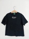 Vorschaubild 2 von T-Shirt Kinder Schwarz Gr. 122 Wolle Logo-Print Sport