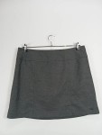 Vorschaubild 2 von A-Linienrock Damen Gr. 44/XXL Grau Polyester Viskose Elasthan Uni