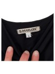 Vorschaubild 4 von Unterhemd Damen Gr. L Schwarz Polyester Uni Basic Ärmellos Alltag