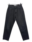Vorschaubild 1 von Mom Jeans Damen Schwarz Gr. 40 L Casual Baumwolle Elasthan