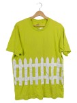 Vorschaubild 1 von T-Shirt Herren Gr. 54/XL Gelb Baumwolle Grafisch Casual Kurzarm Freizeit
