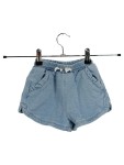 Vorschaubild 1 von Mädchen Shorts Hose Gr. 82 Blau Baumwolle Rüschen