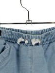 Vorschaubild 3 von Mädchen Shorts Hose Gr. 82 Blau Baumwolle Rüschen