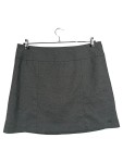 Vorschaubild 1 von A-Linienrock Damen Gr. 44/XXL Grau Polyester Viskose Elasthan Uni