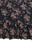 Vorschaubild 4 von Blusenkleid Blumenmuster Midikleid Damen Schwarz L