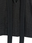 Vorschaubild 3 von Damen Pullunder Schwarz Gr. 38/M mit Schleife Modern