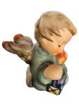 Vorschaubild 1 von Engel Der kleine Apfelpflücker Keramik Deko Figur Weihnachten Grün 7cm