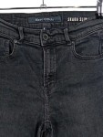 Vorschaubild 2 von Damen Jeans Slim Fit Grau W28/36 S Baumwolle Elasthan Fransen